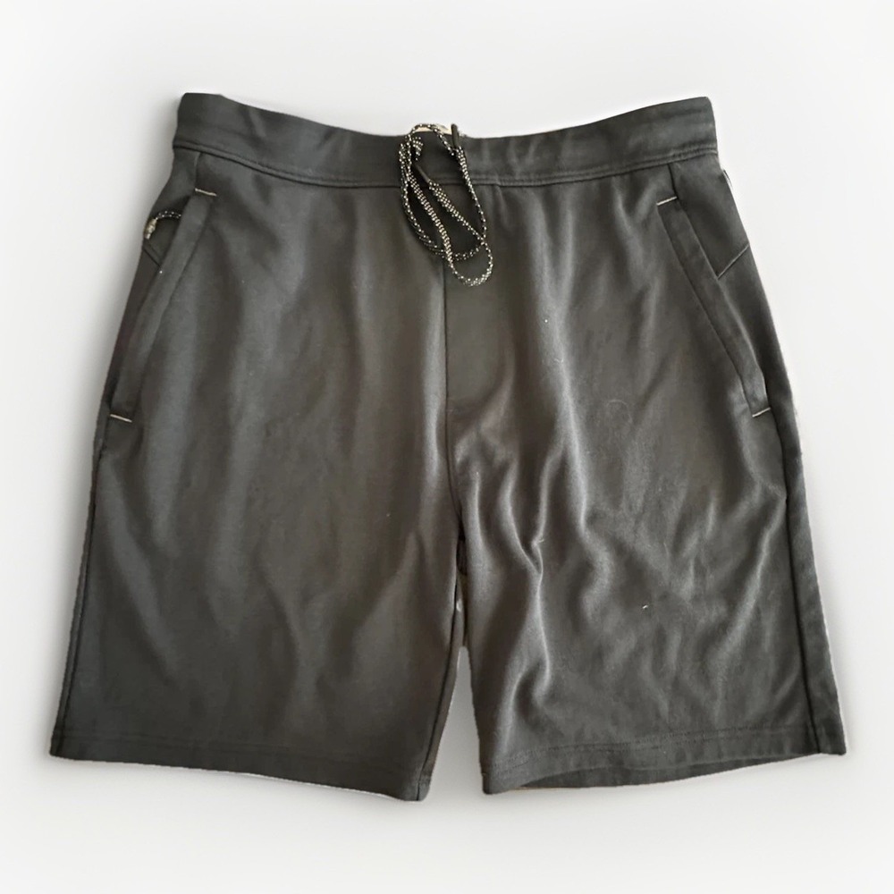 Mack Weldon Radius Flex Shorts Mens M Blue Stretch Lounge Athletic 7.5 Inseam